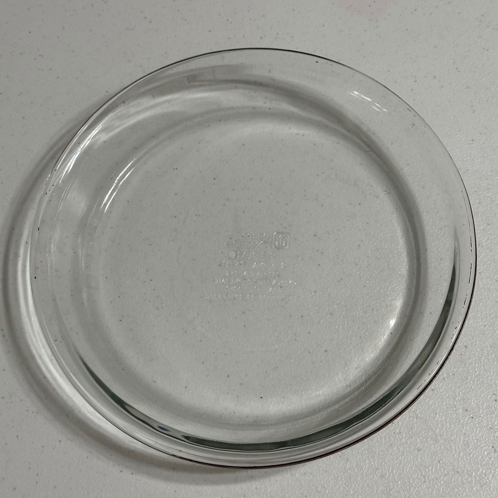 Anchor Ovenware‎ 9 Inch Round Clear Glass Pie Plate VTG Baking Dish .75 Qt 1060